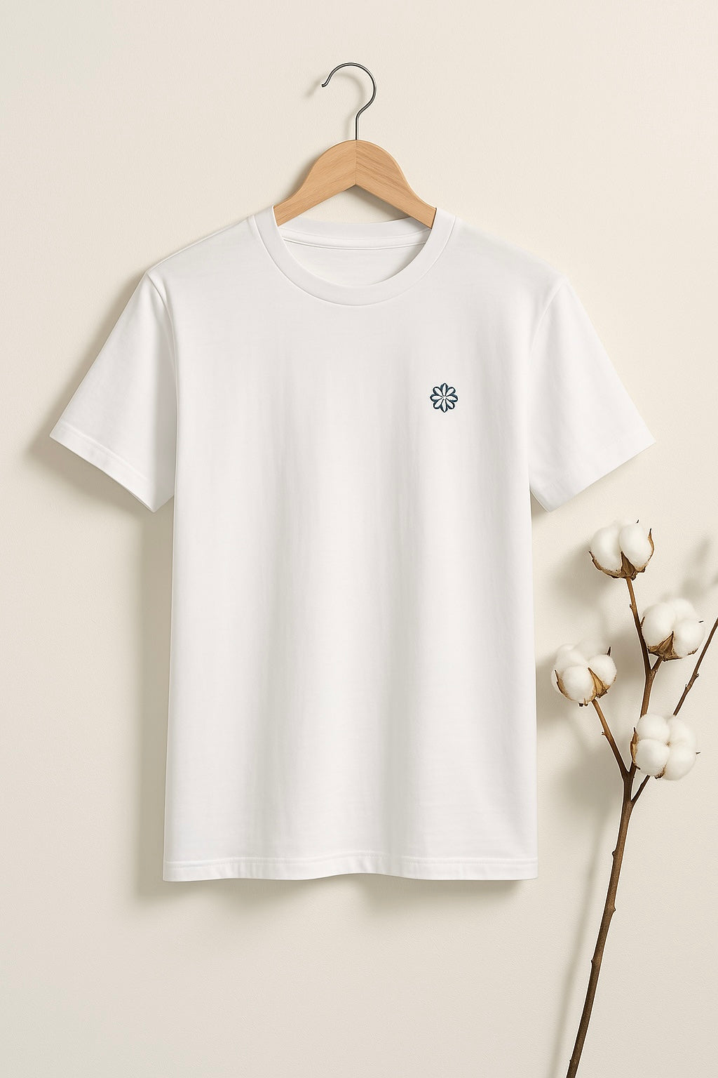 Everyday Lounge Tee in organic cotton by VALAJI MILANO.