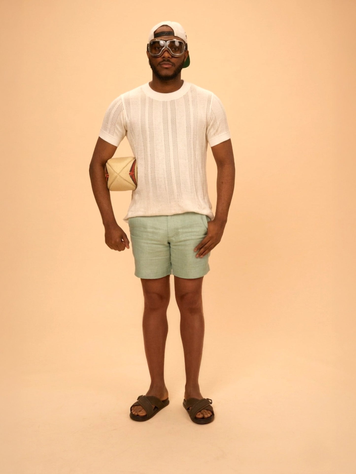 Smart Casual Tee by VALAJI MILANO, shown as a full outfit.