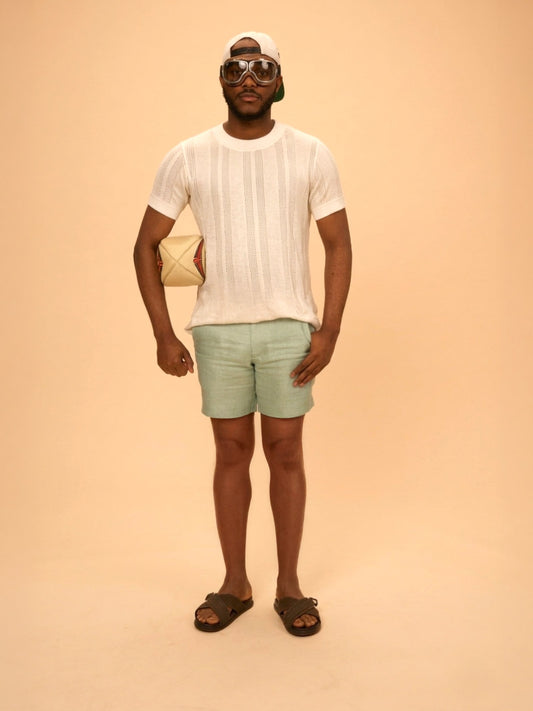Smart Casual Tee by VALAJI MILANO, shown as a full outfit.