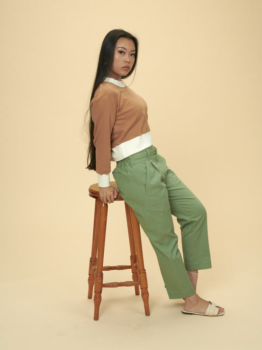 Loungewear Set Trouser by VALAJI MILANO, shown as a full outfit.